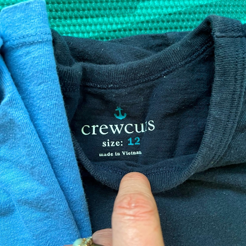 3 JCrew Crewcuts boys 12 T-shirts shortsleeved.